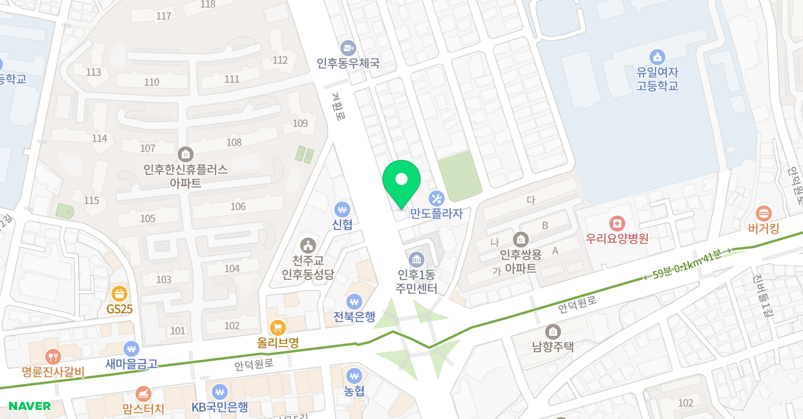 다비다 수학 위치