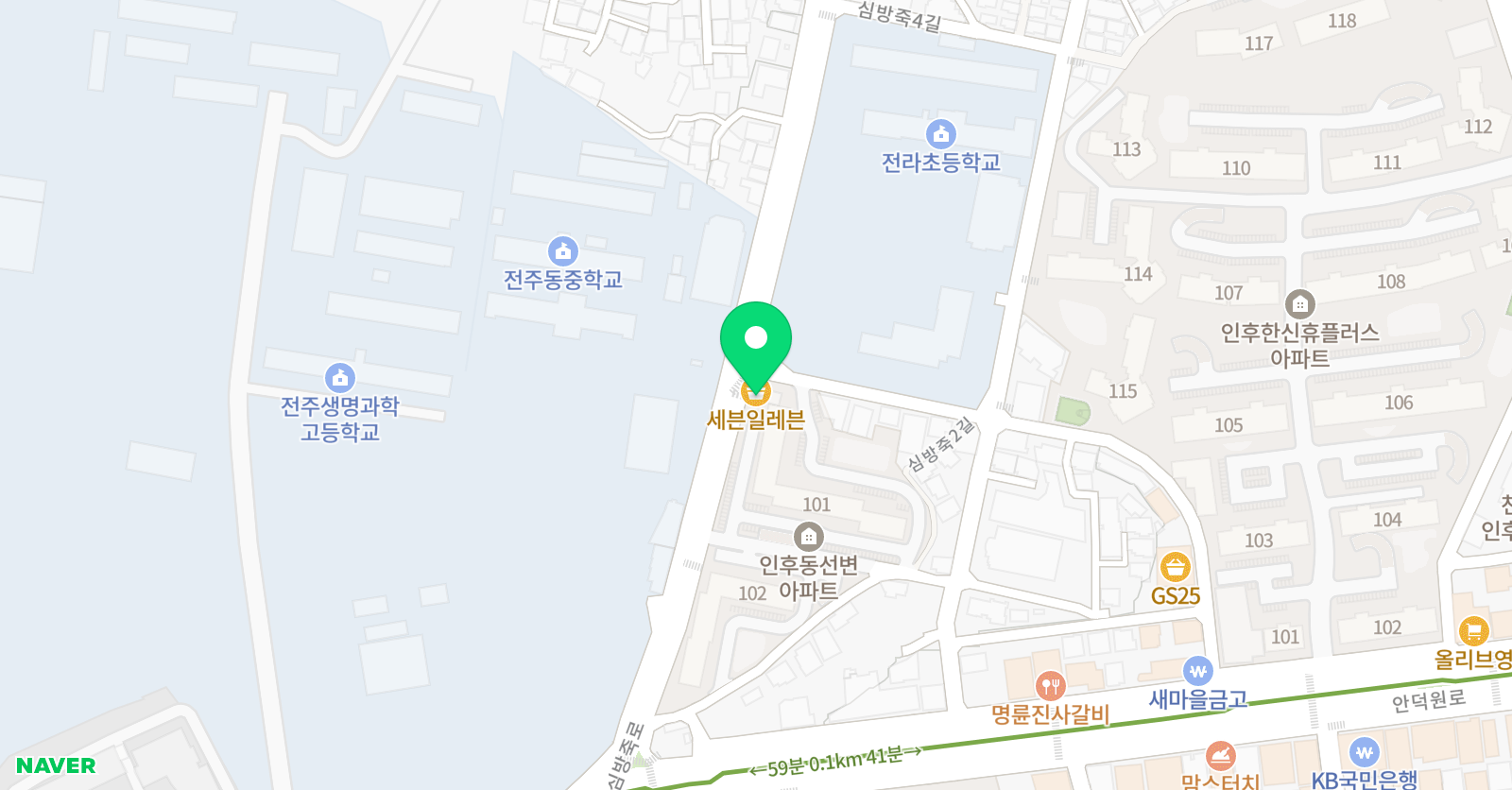 통통피아노 음악학원 위치