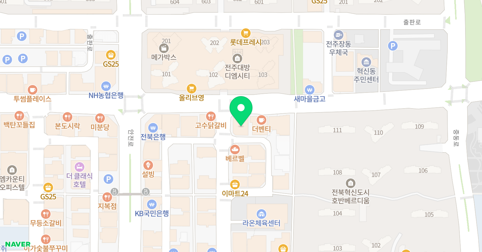 GnB 패럴랙스 혁신캠퍼스 위치