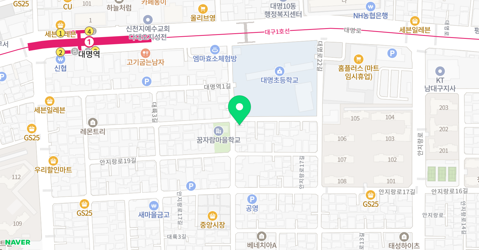 피카소상자 미술 위치