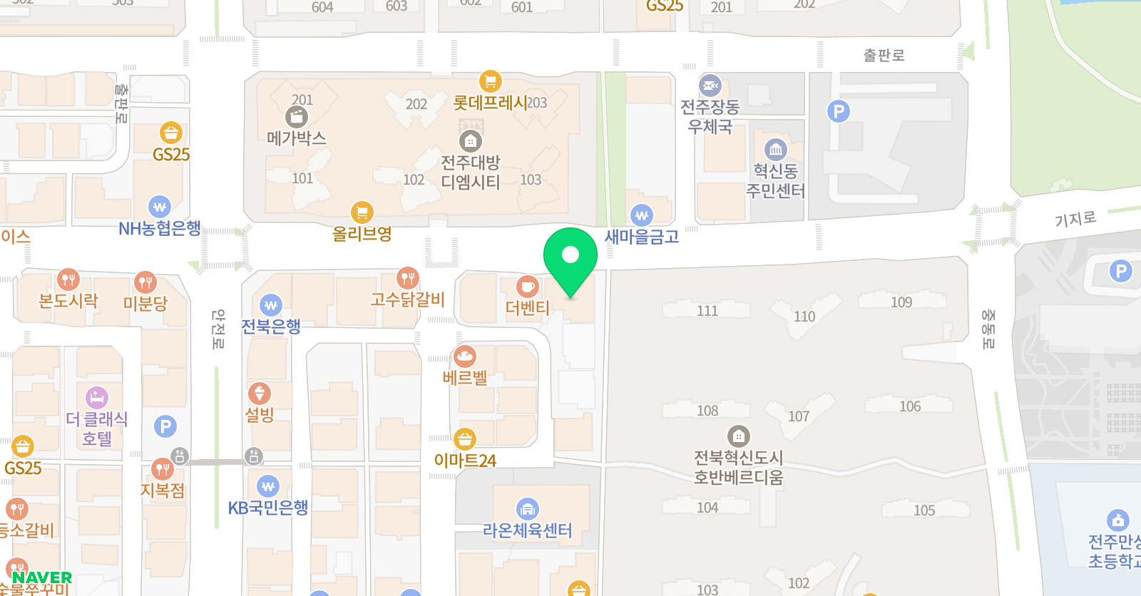 숙명이레 음악학원 위치