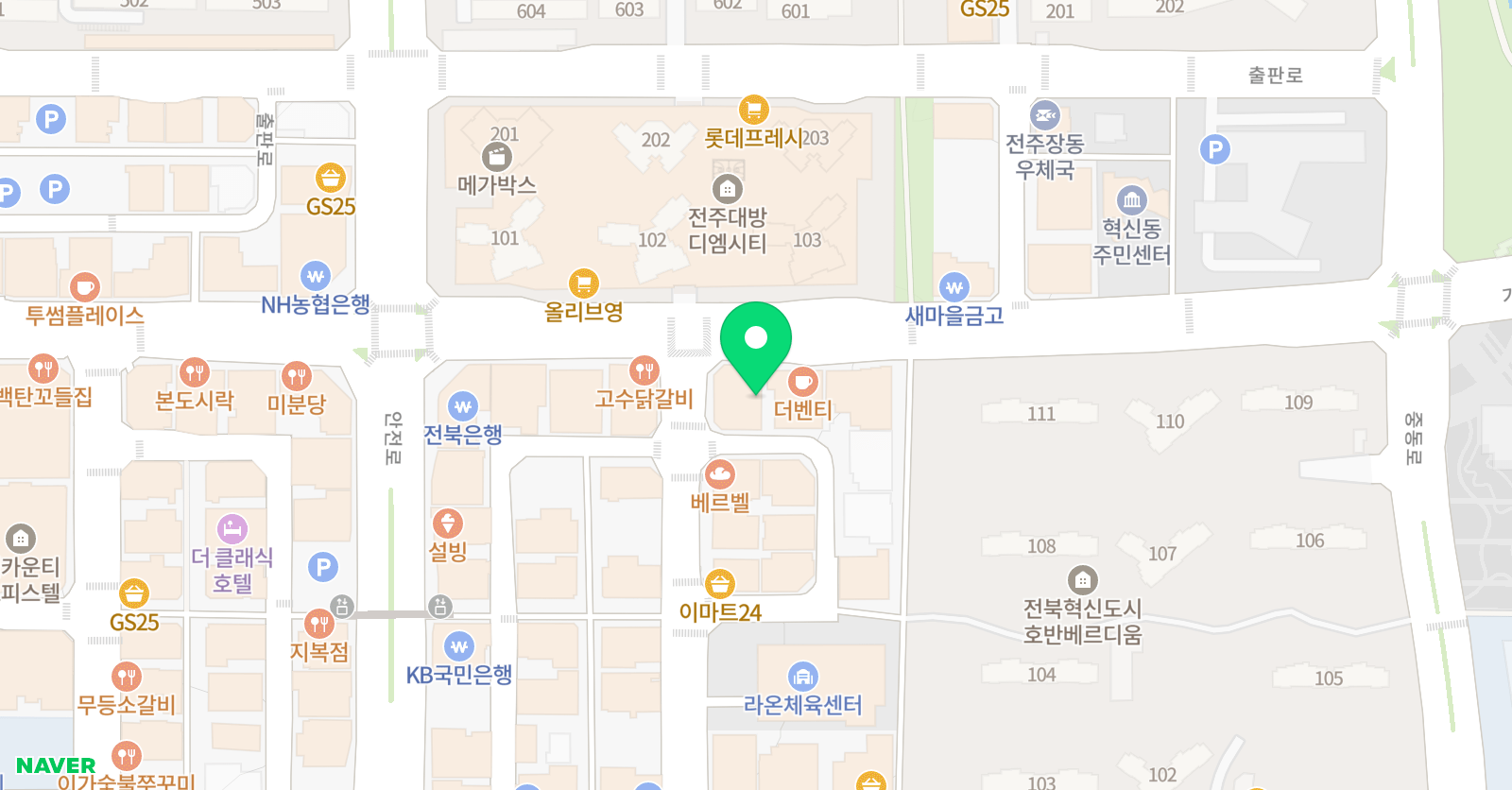 이룸 영어학원 위치