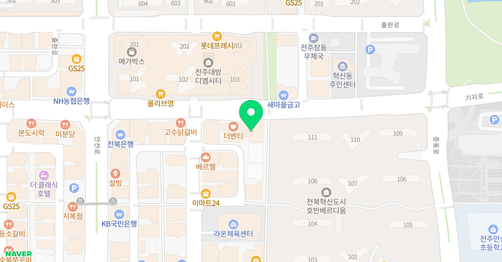 미주잉글리쉬 어학원 위치