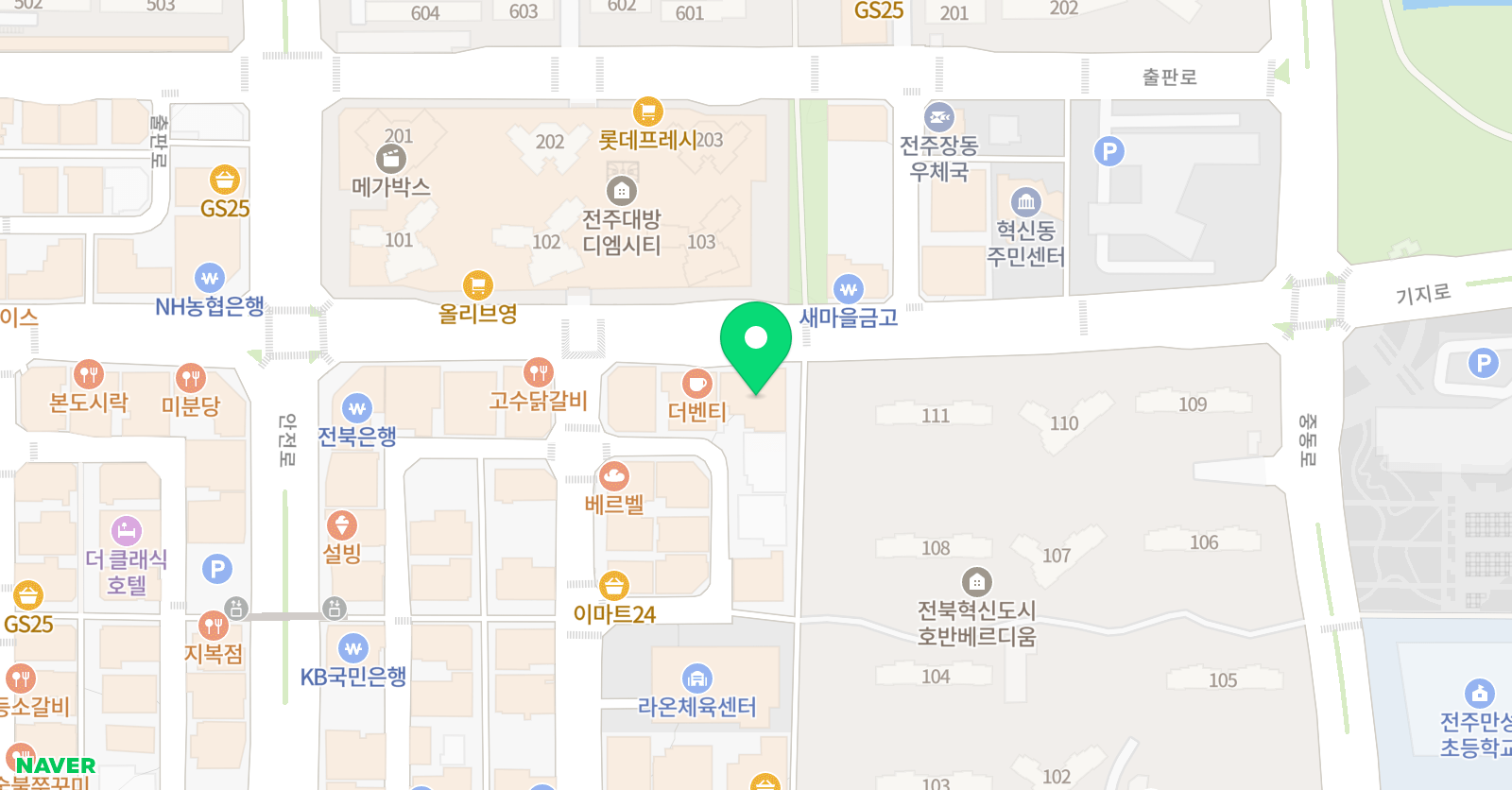 시매쓰 전주혁신센터 위치