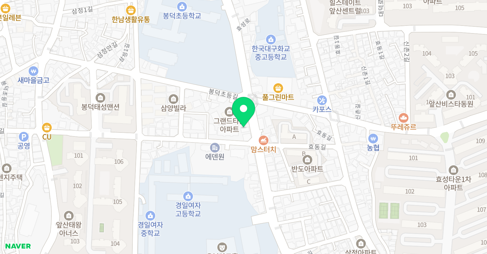 송설 수학학원 위치