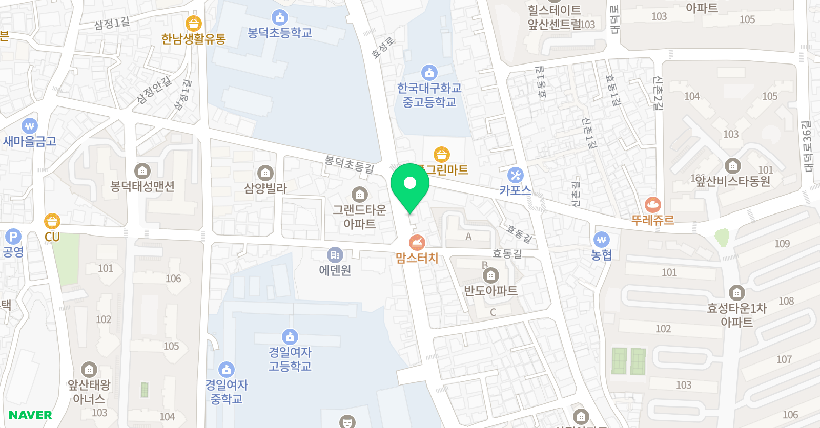 라온 수학학원 위치