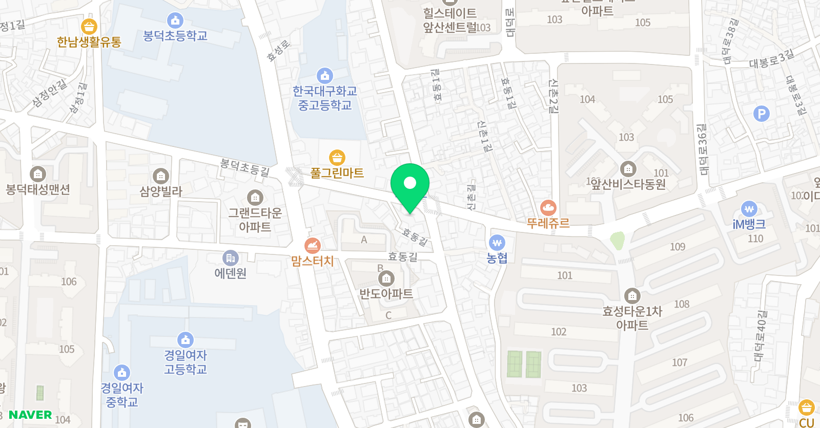 뉴씨드 영어학원 위치