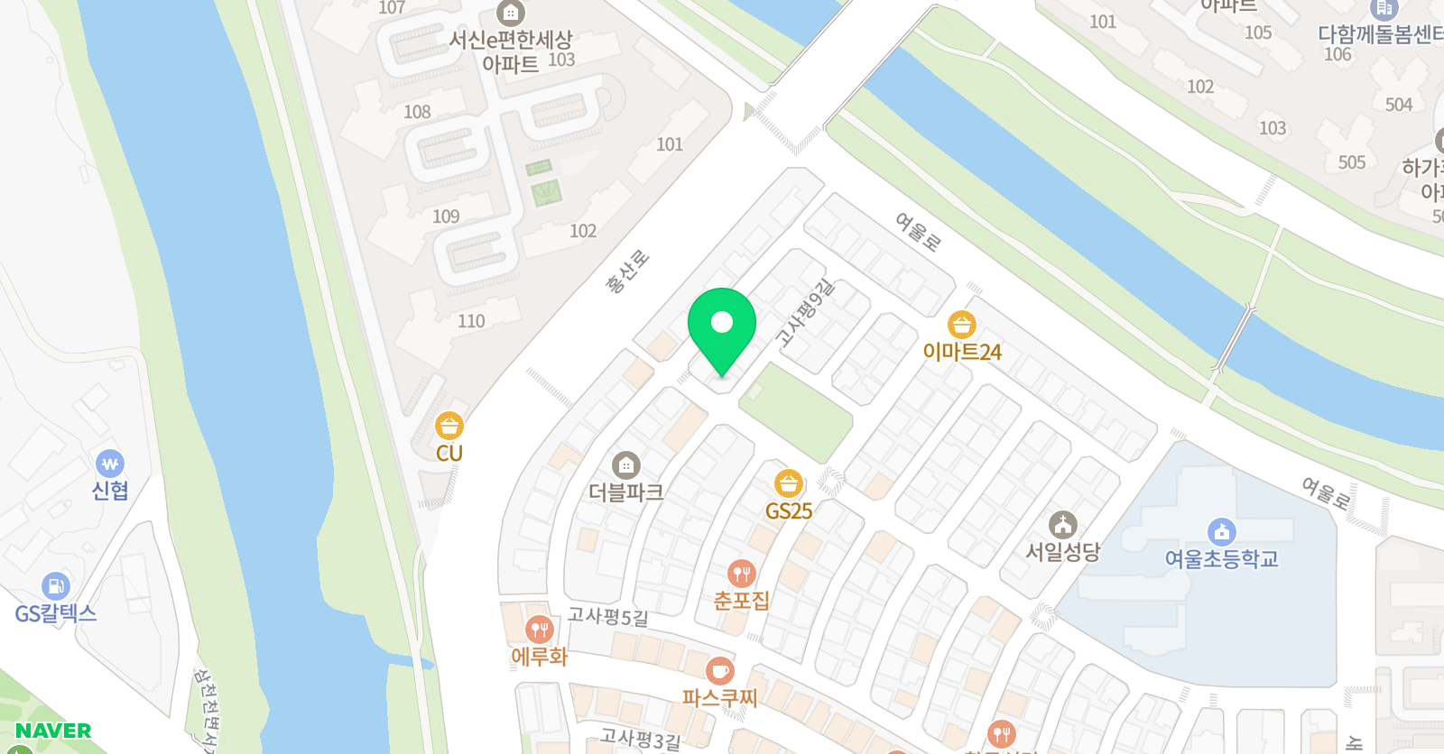 이정환 수학전문학원 위치