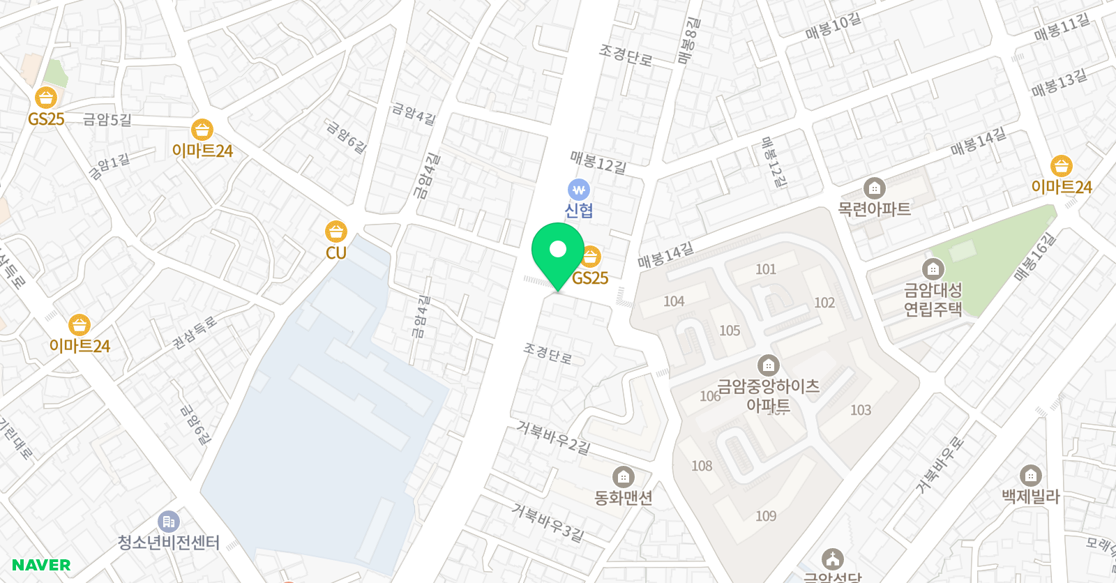 T마스터 태권도 금암관 위치