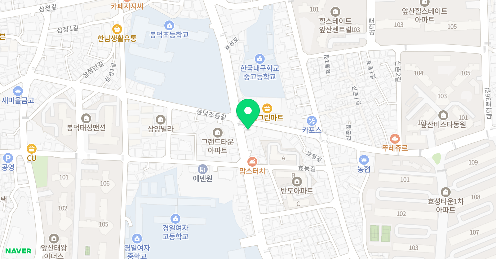 수업의품격 학원 위치