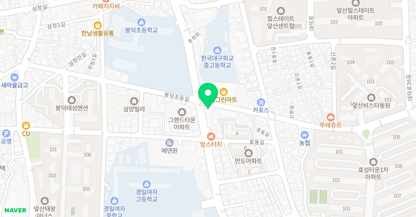 에이스 학원 위치