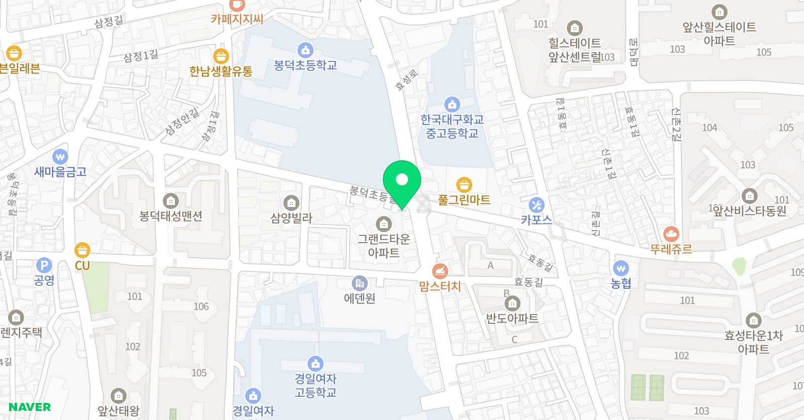 DH 무용학원 위치