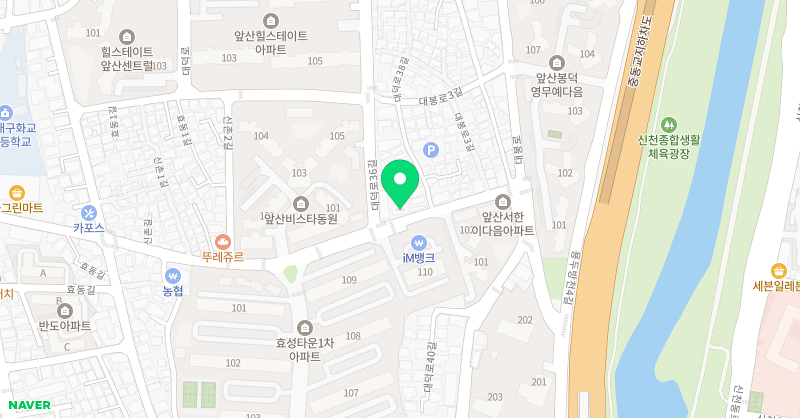 우리민쌤수학 위치