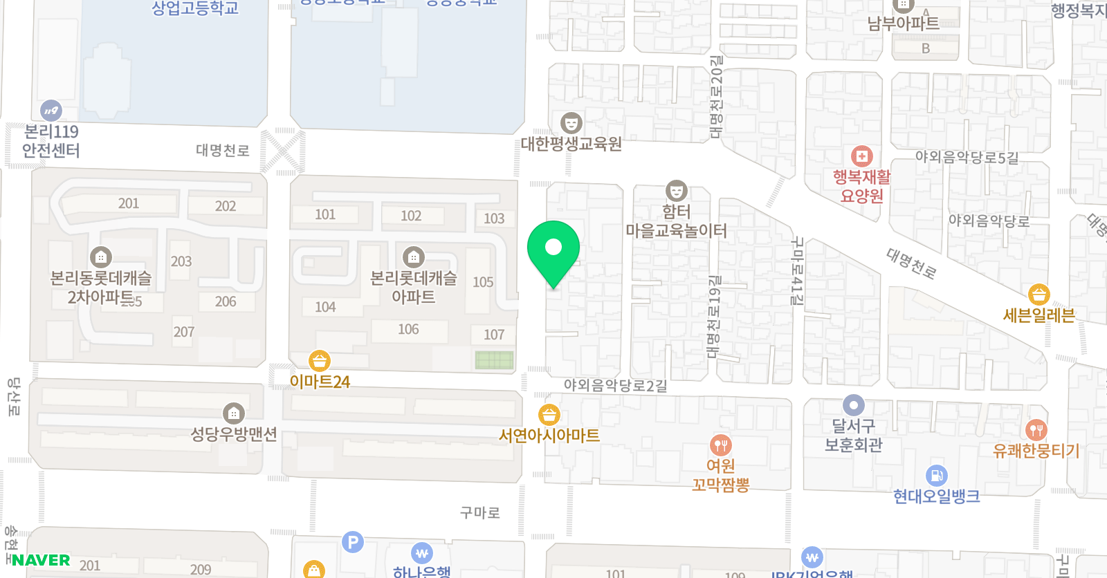 일등최쌤 수학교습소 위치