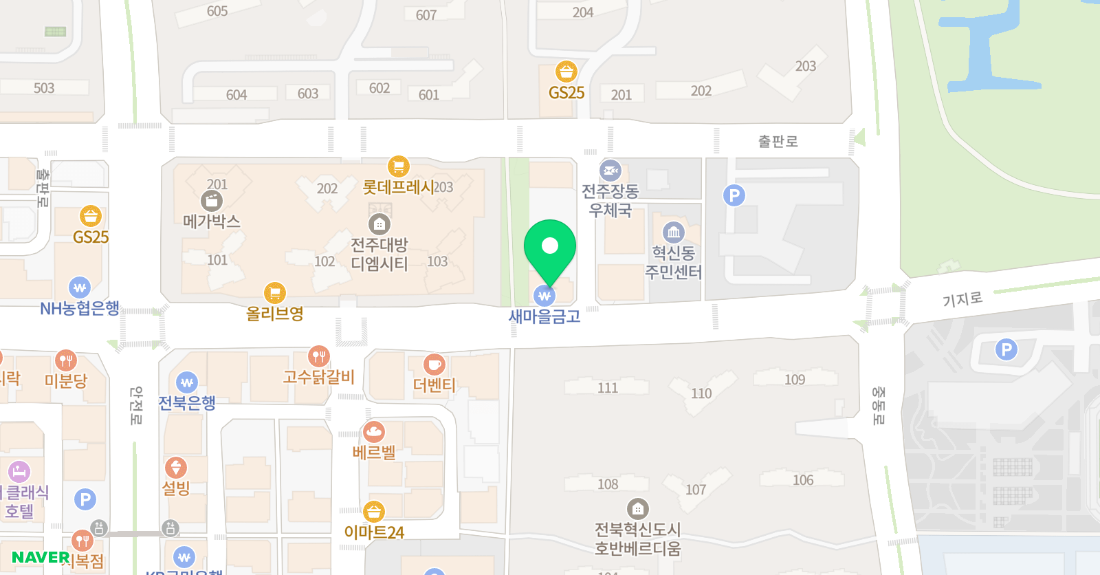 푸르넷공부방 두드림점 위치