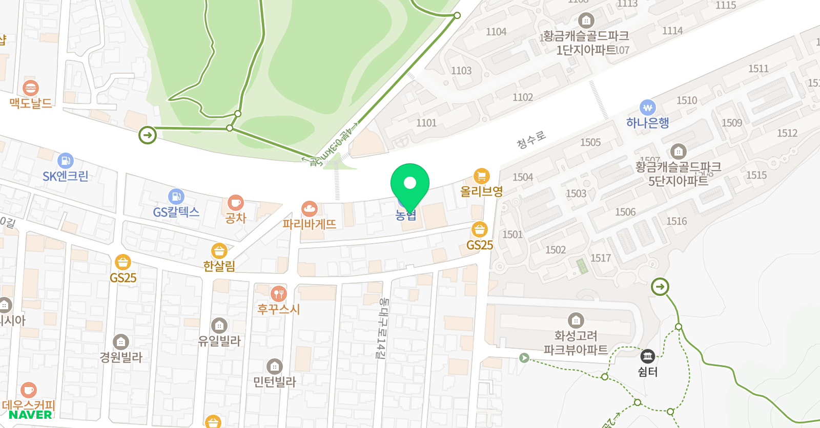 CMS 대구수성영재교육센터사고력관초등관 위치
