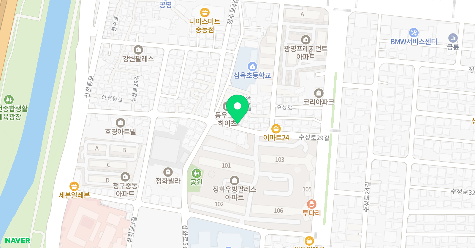 미래미술아뜰리에 위치