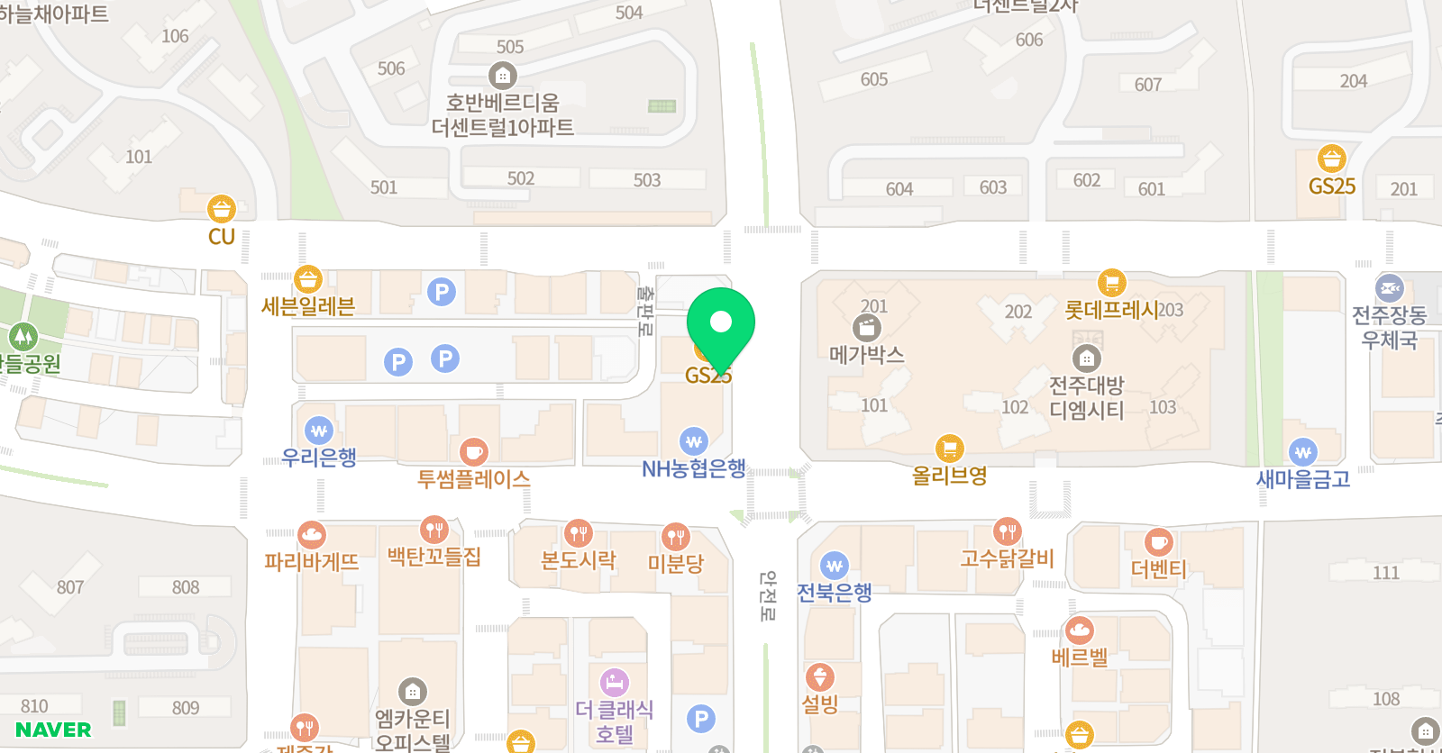 리드인 혁신호반점 위치