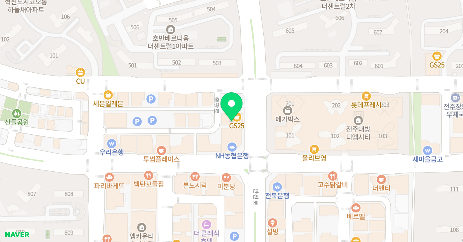 하이발레 학원 위치
