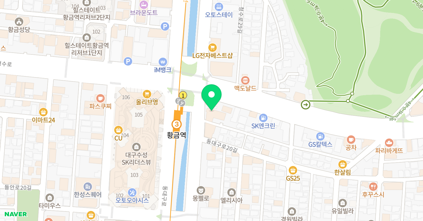 메이플베어 대구수성점 위치