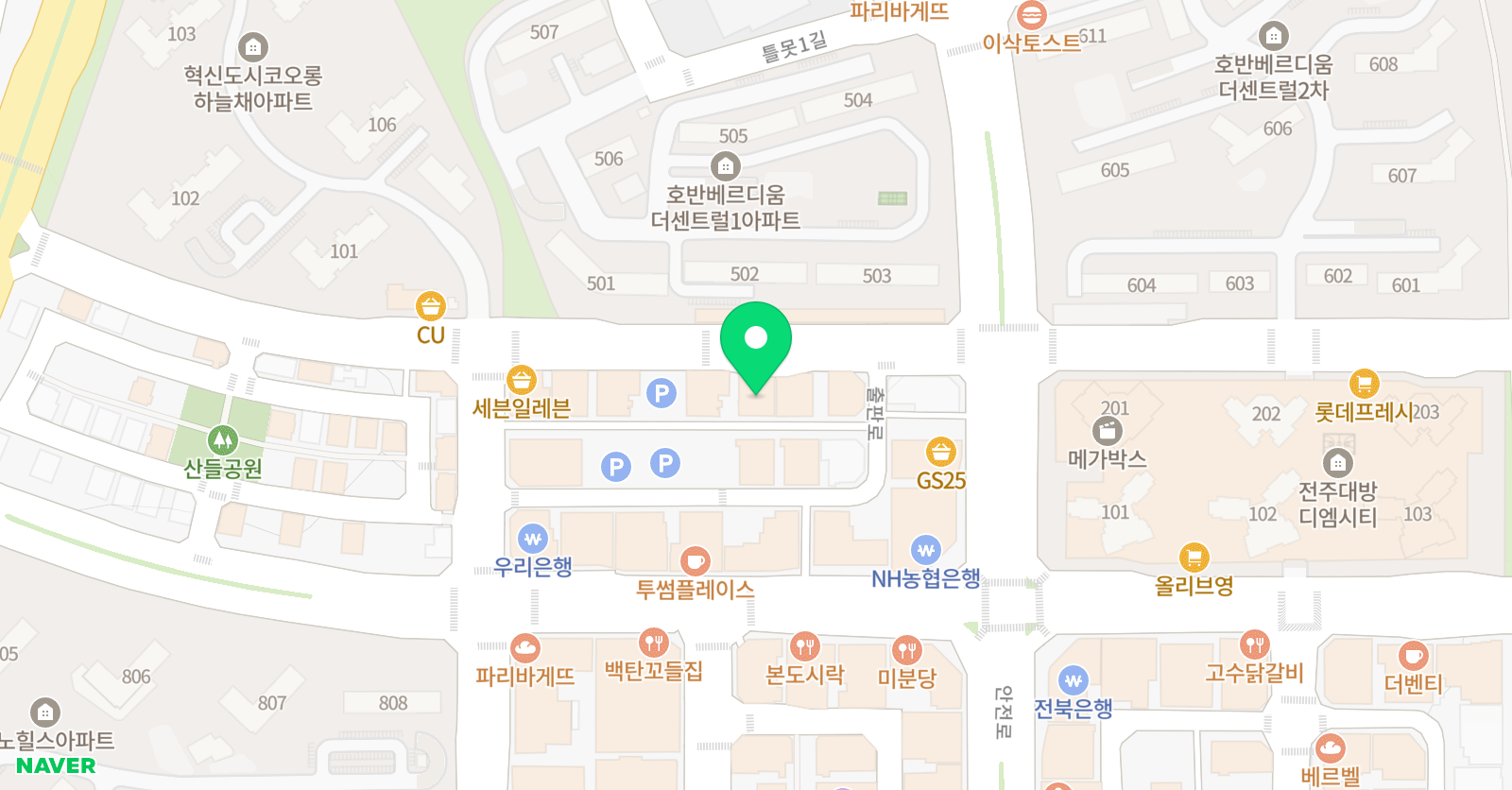 뮤엠 영어 혁신온빛캠퍼스 위치