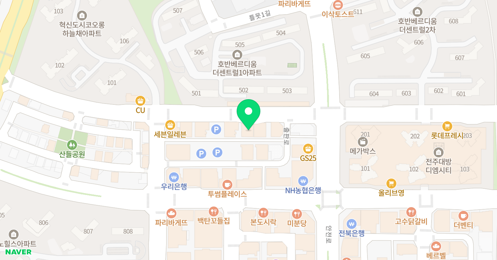 앨리스의붓 미술학원 위치