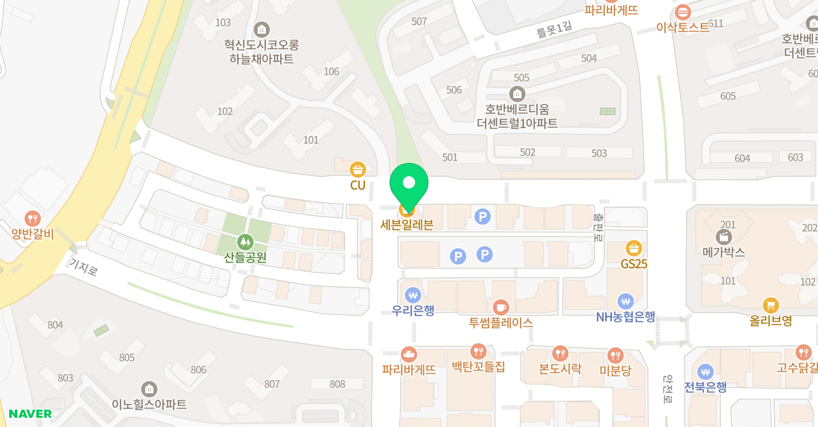 영렘브란트 전주혁신센터 위치