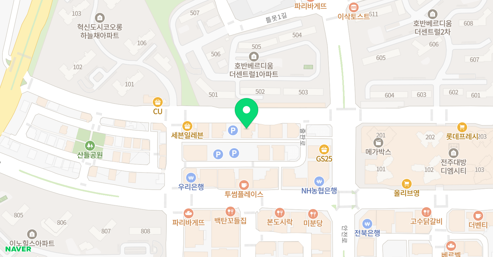 송앤송 피아노학원 위치