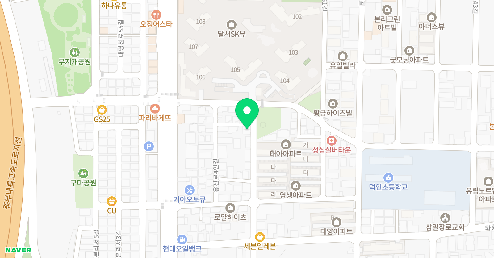 소피앤 영어수학학원 본리점 위치