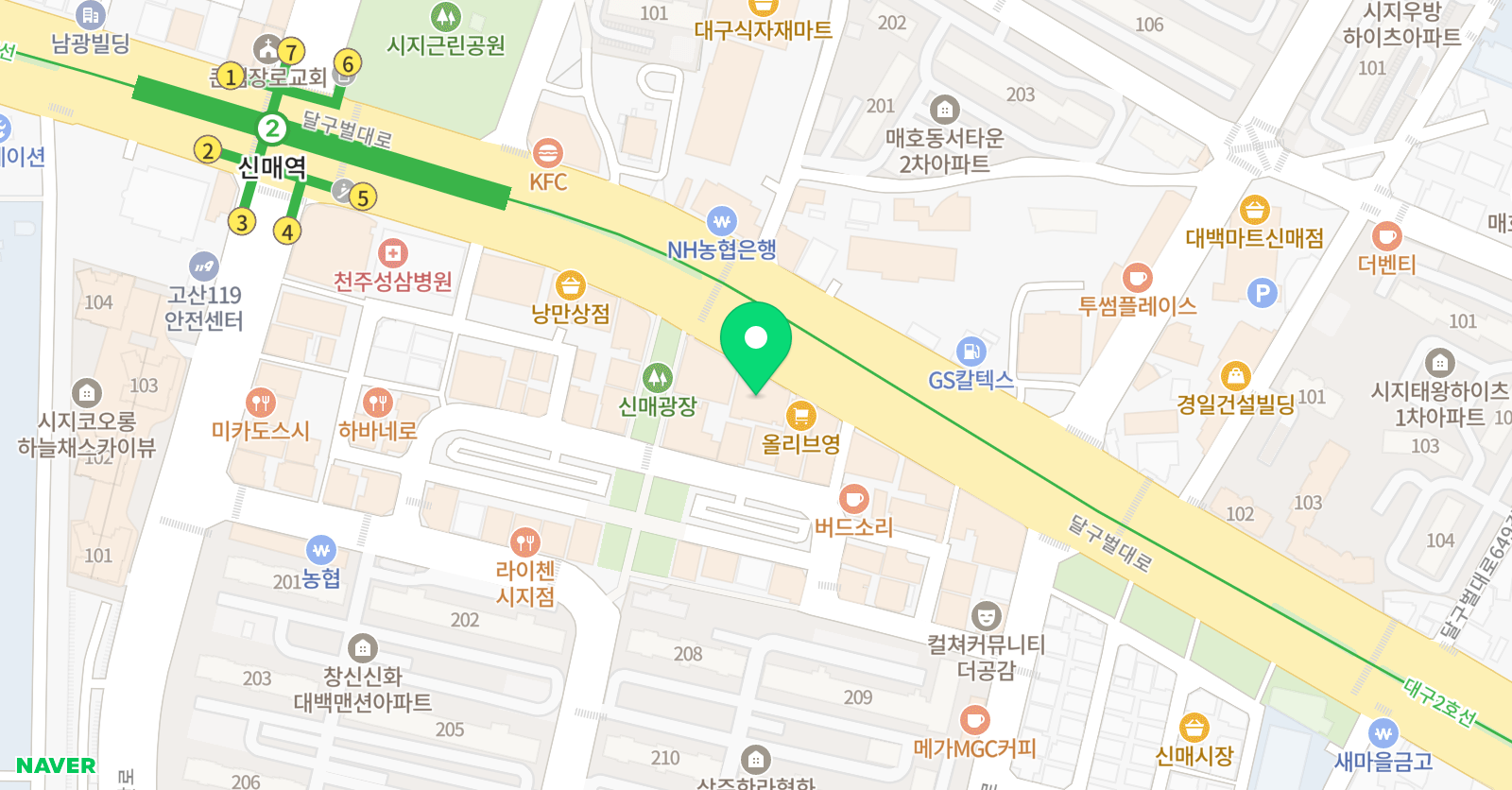 더프라임 수학학원 위치