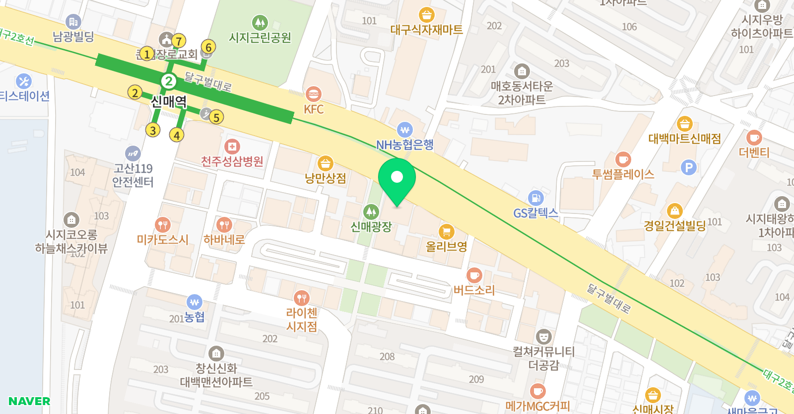 팀하이퍼 수학학원 위치