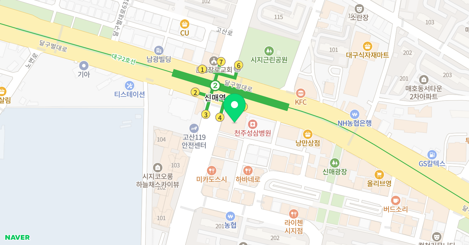 리드인 김정은 영어국어학원 위치
