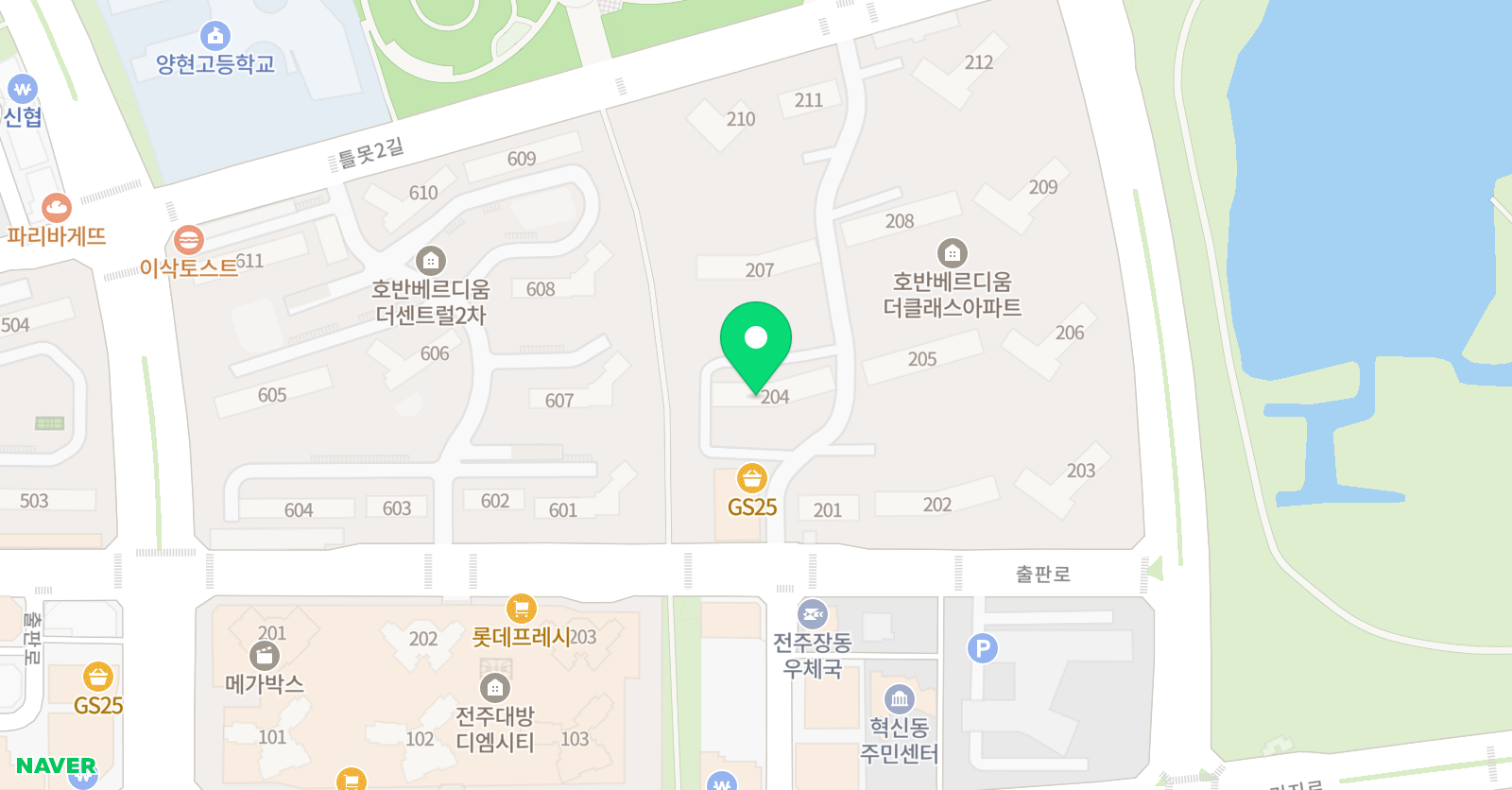 기탄 사고력교실 전주혁신호반점 위치