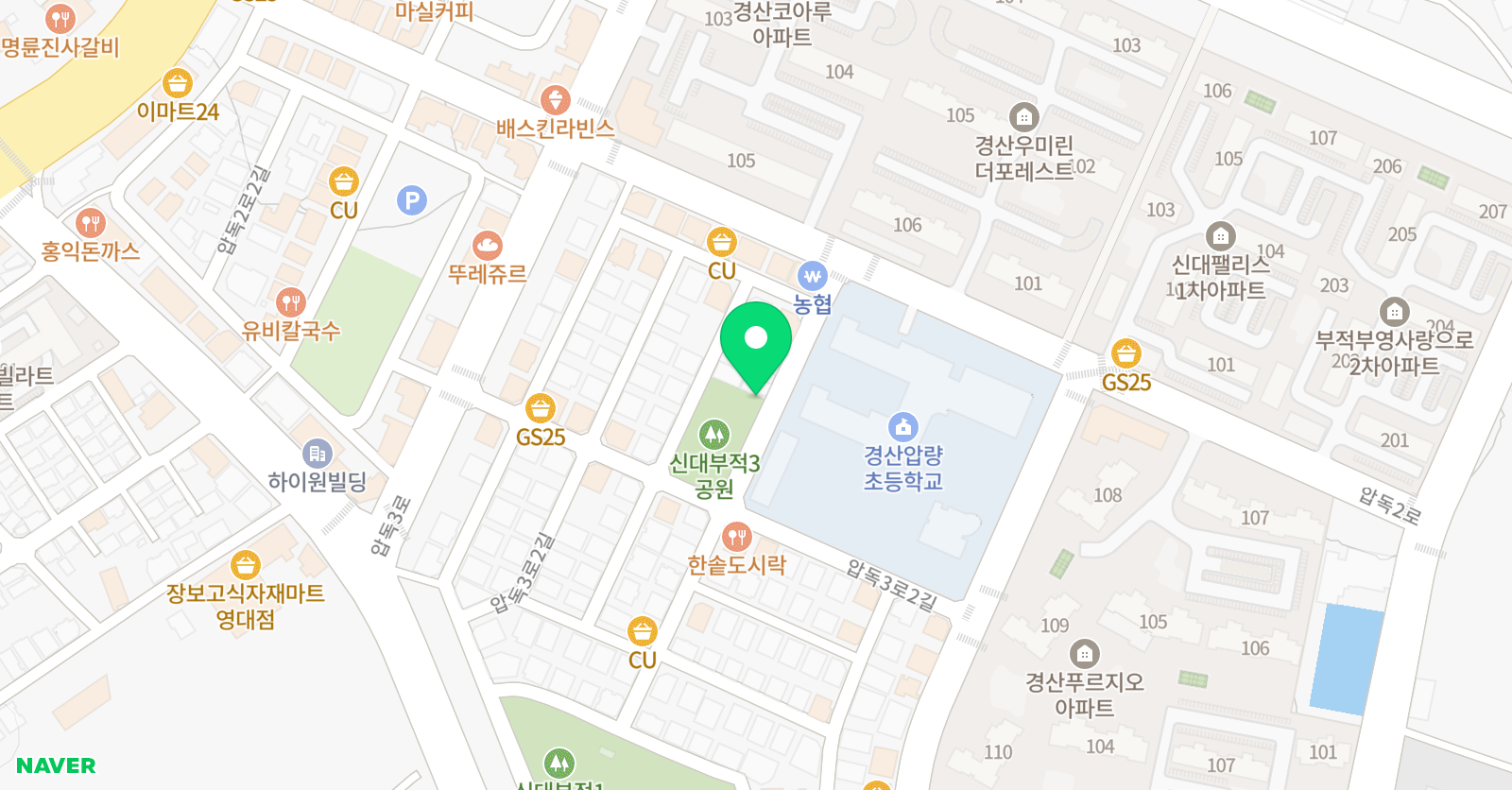 상상이둥둥 미술학원 위치