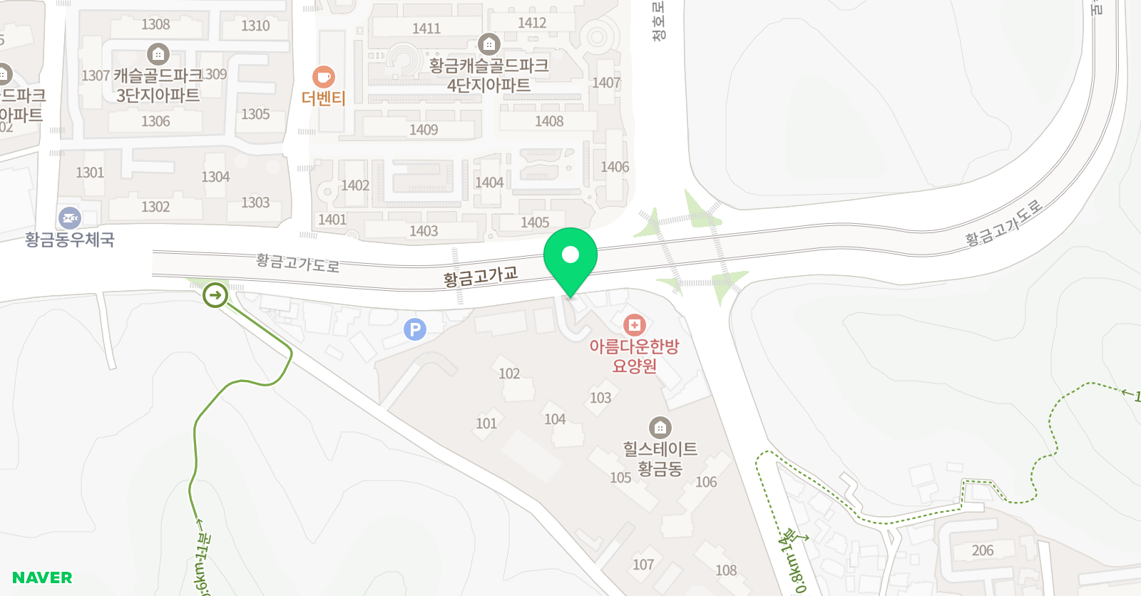 링키 영어 힐스테이트황금점 영어교습소 위치