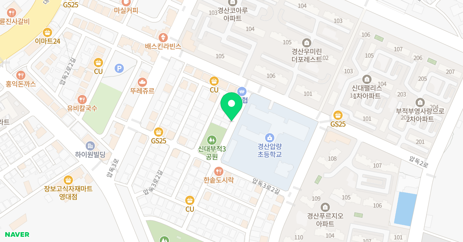 제제's 꿈꾸는 수학교습소 위치