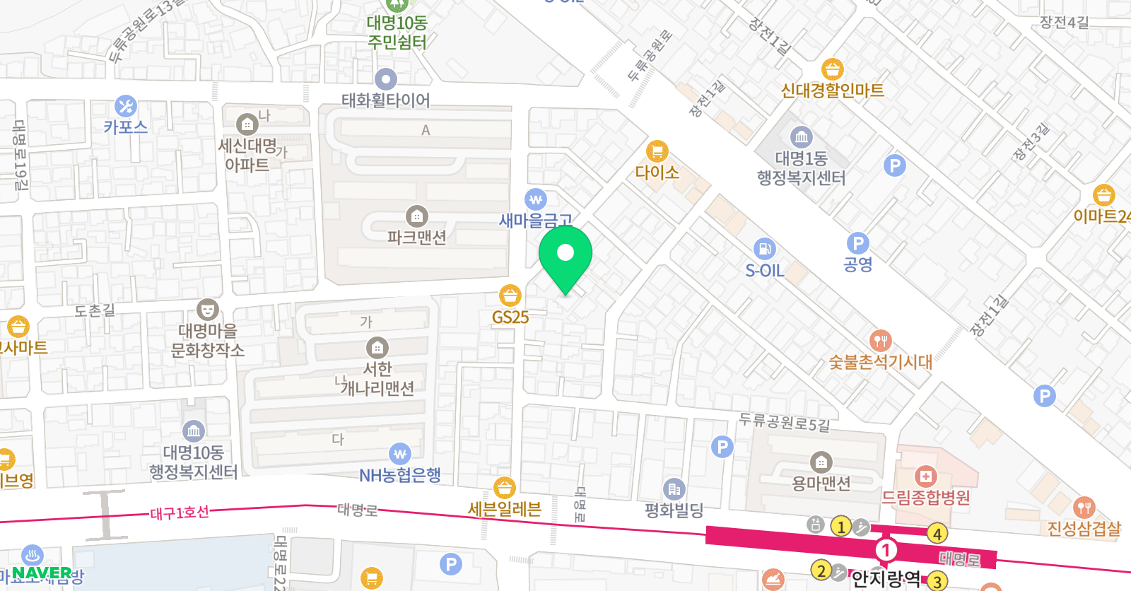 솔루니 대명교습소 위치