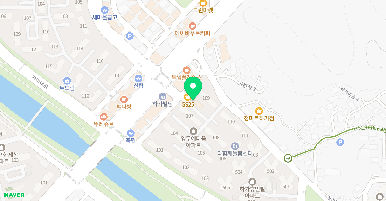 샹그릴라 음악학원 위치