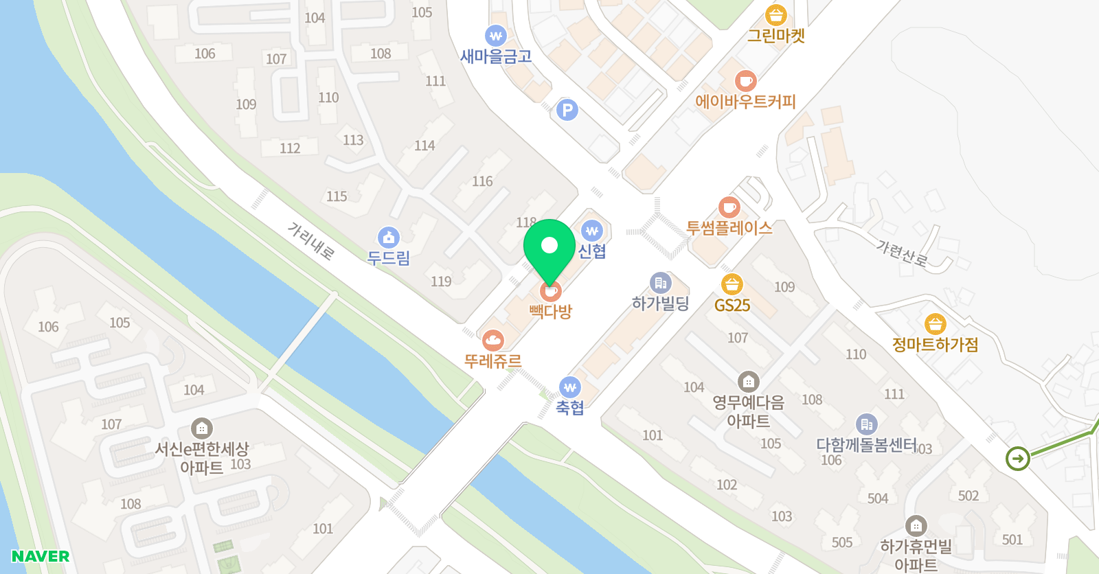 앤 영어수학학원 위치
