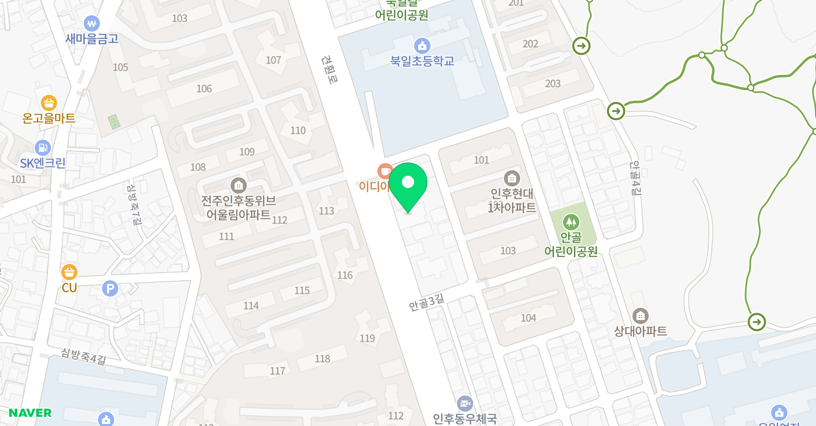 마루 수학국어학원 위치