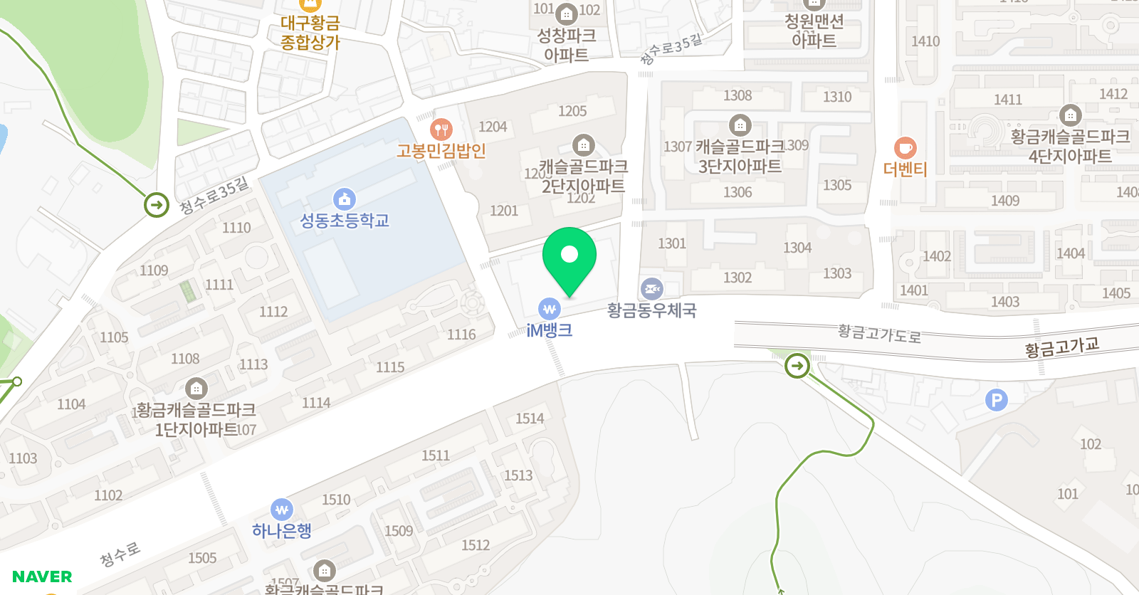 정우령 음악학원 위치