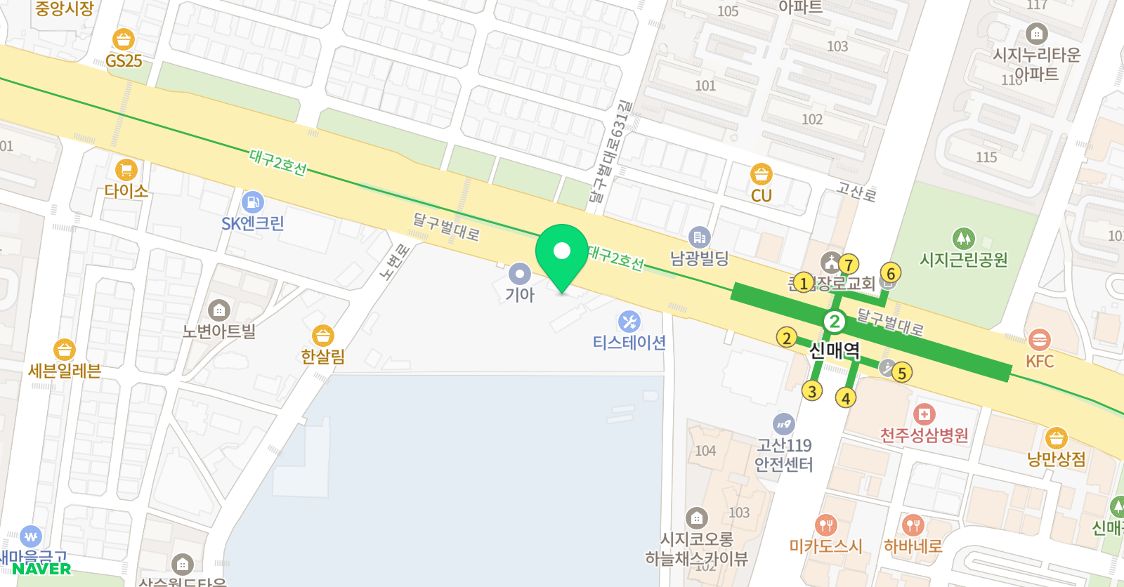 가나 수학전문학원 위치