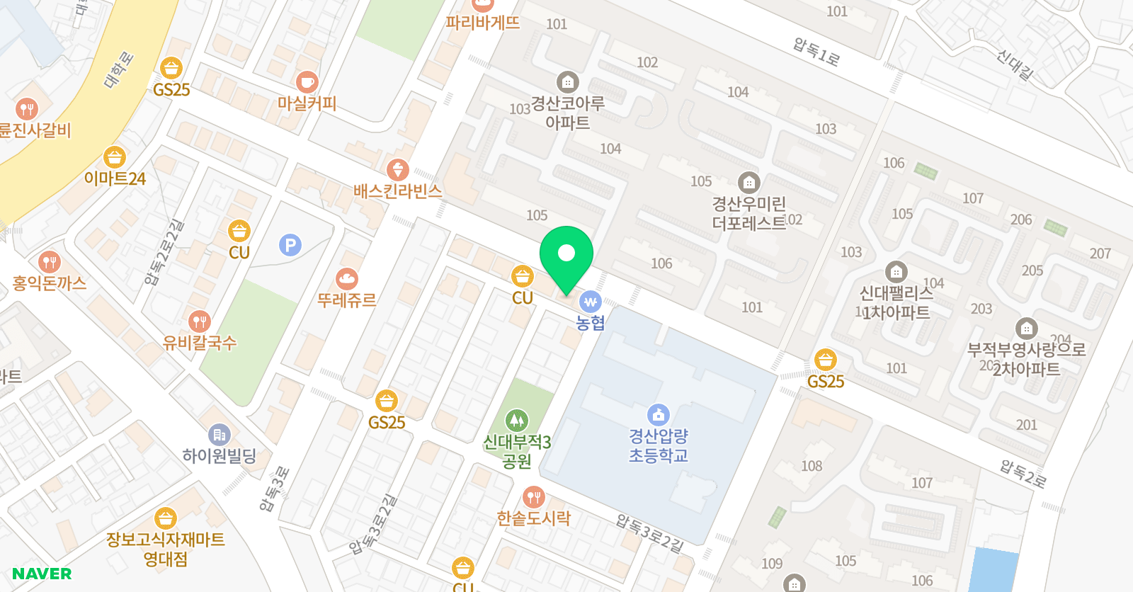 아이스터디 전과목학원 위치