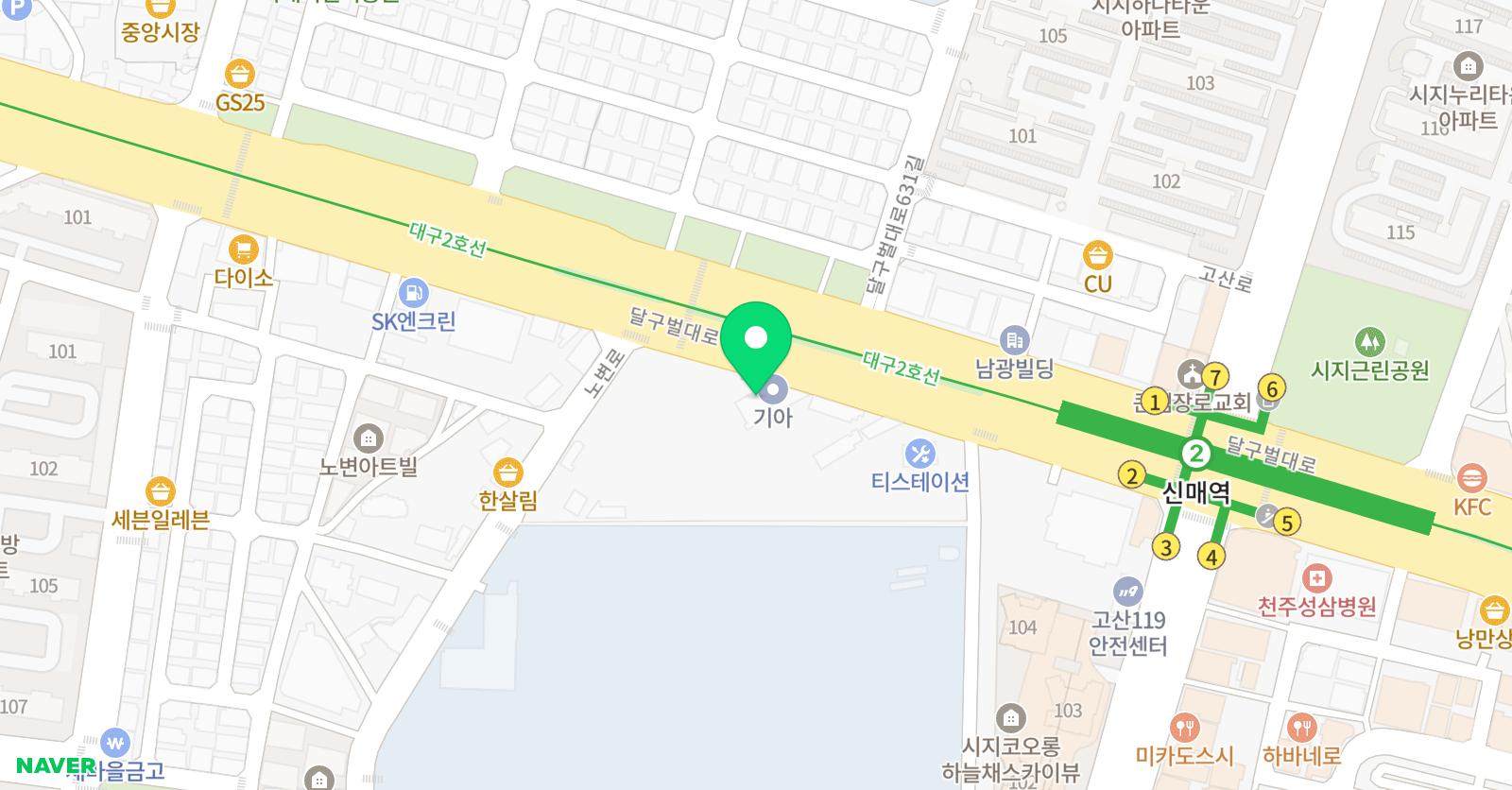 시지앤도버 어학원 위치