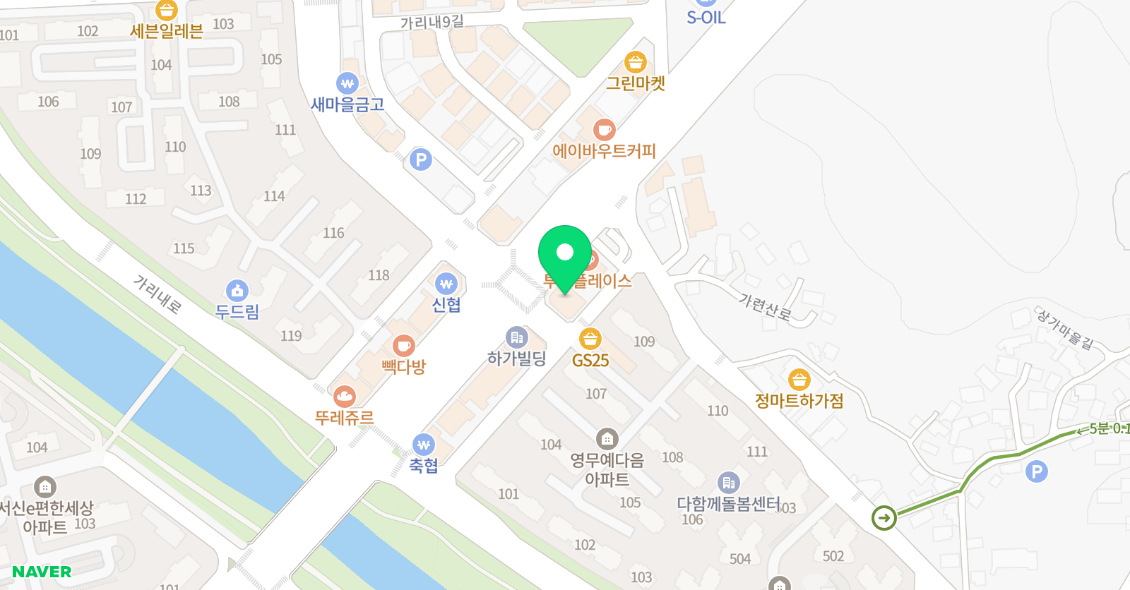 이지 태권도 위치
