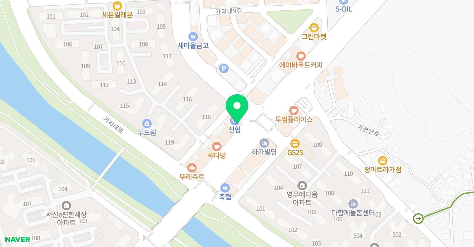 라엘 실용음악학원 위치