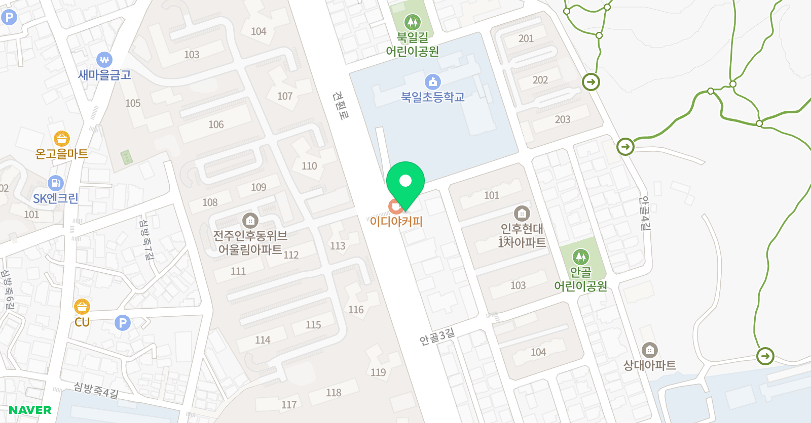 눈높이 러닝센터 인후학원 위치
