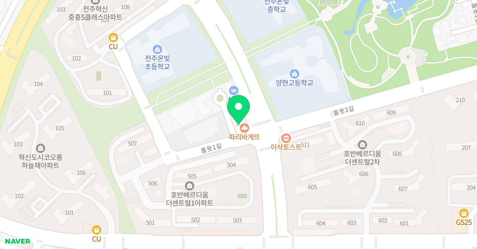 청람 수학전문학원 혁신 위치