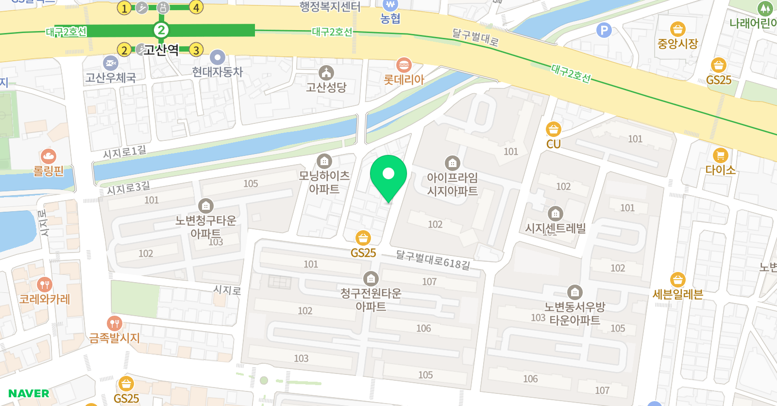 에듀모아 G플러스 수학 시지점 위치
