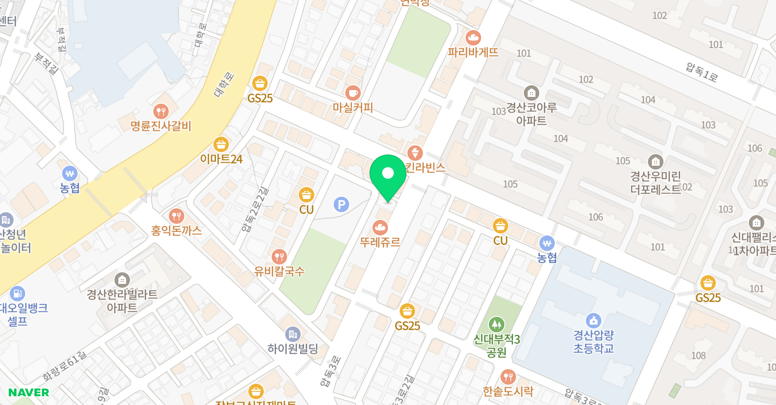 EBS 스마트영수학원 위치